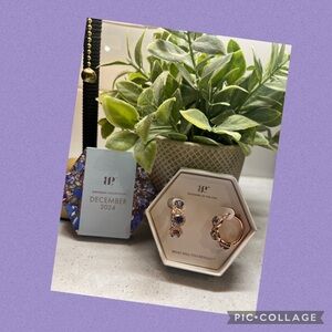 Bomb Party December Earrings. ROSE GOLD.